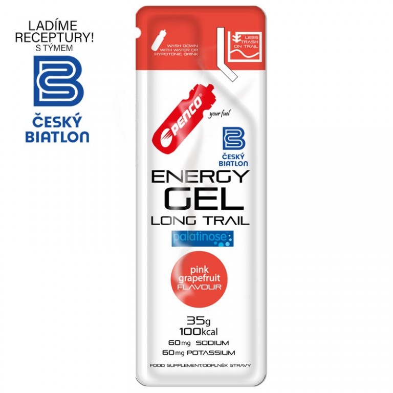 Energetický gel  ENERGY GEL LONG TRAIL 35g   Růžový grep č.1